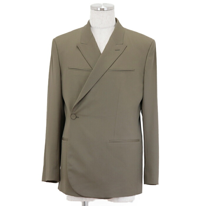 楽天市場】【新品同様】ディオール ウール100％ ピークドラペル ダブル