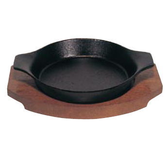 楽天市場】トキワ 鉄 ステーキ皿 306 深型丸 大・20cmの通販