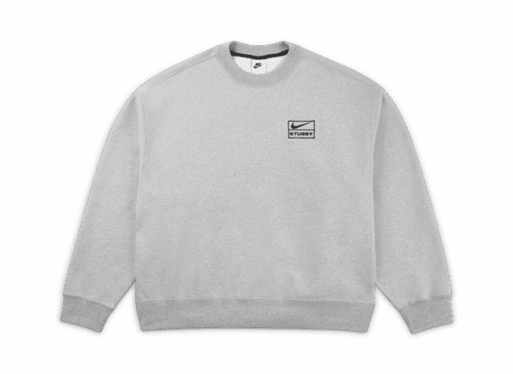 楽天市場】Stussy x Nike Fleece Crew Grey ステューシー x ナイキ