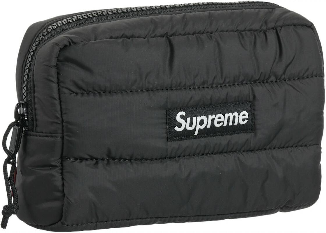 楽天市場】Supreme Puffer Pouch Black シュプリーム パファー ポーチ