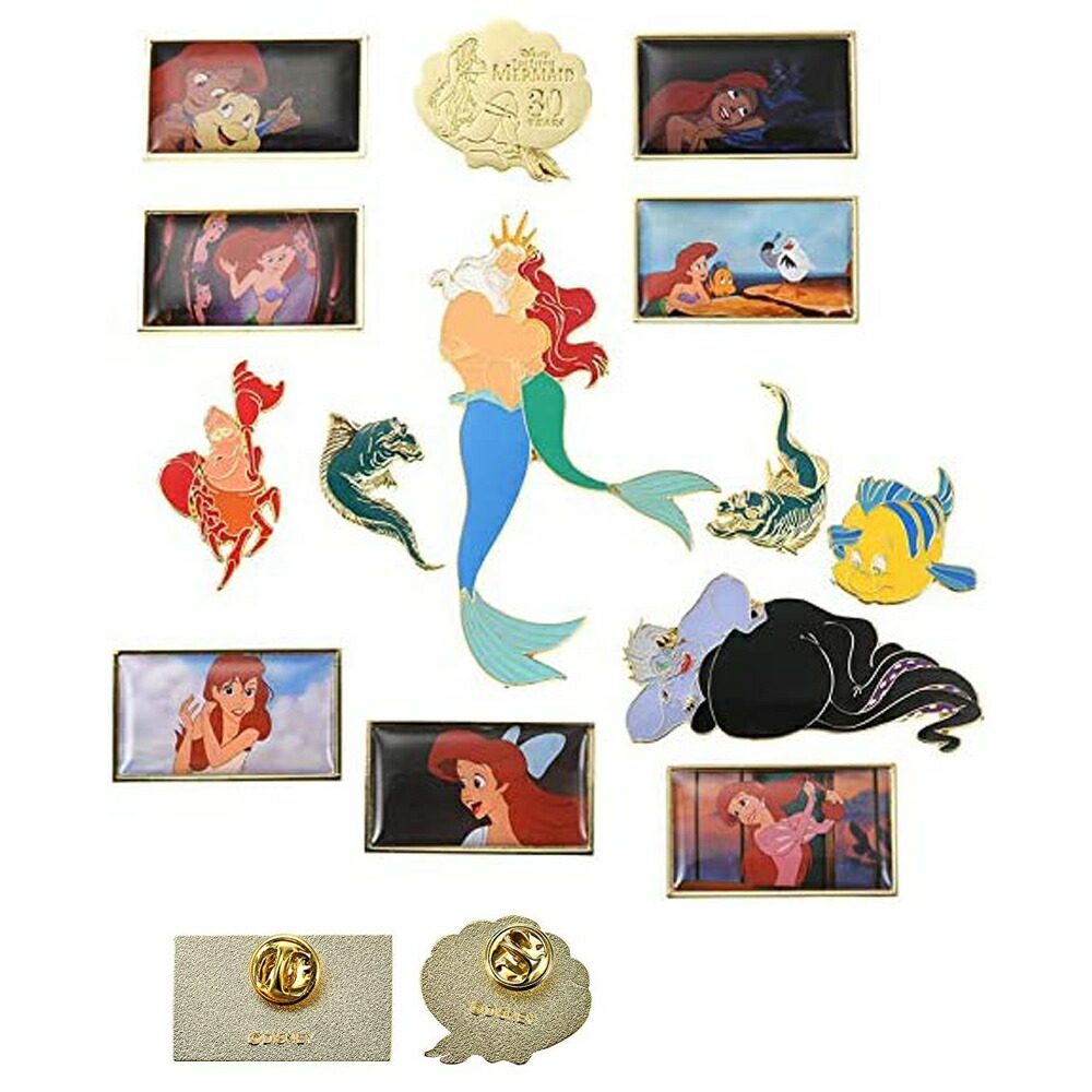楽天市場】リトル・マーメイド ピンバッジ セット The Little Mermaid