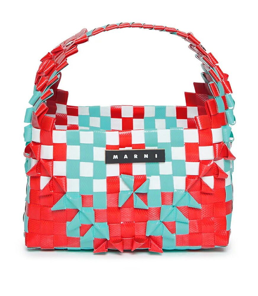 楽天市場】マルニ MARNI かごバッグ レインボーバッグ バスケット