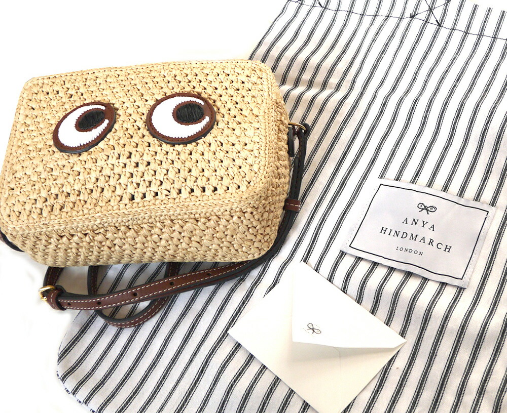 楽天市場】ANYA HINDMARCH アニヤハインドマーチ ラフィア アイズ