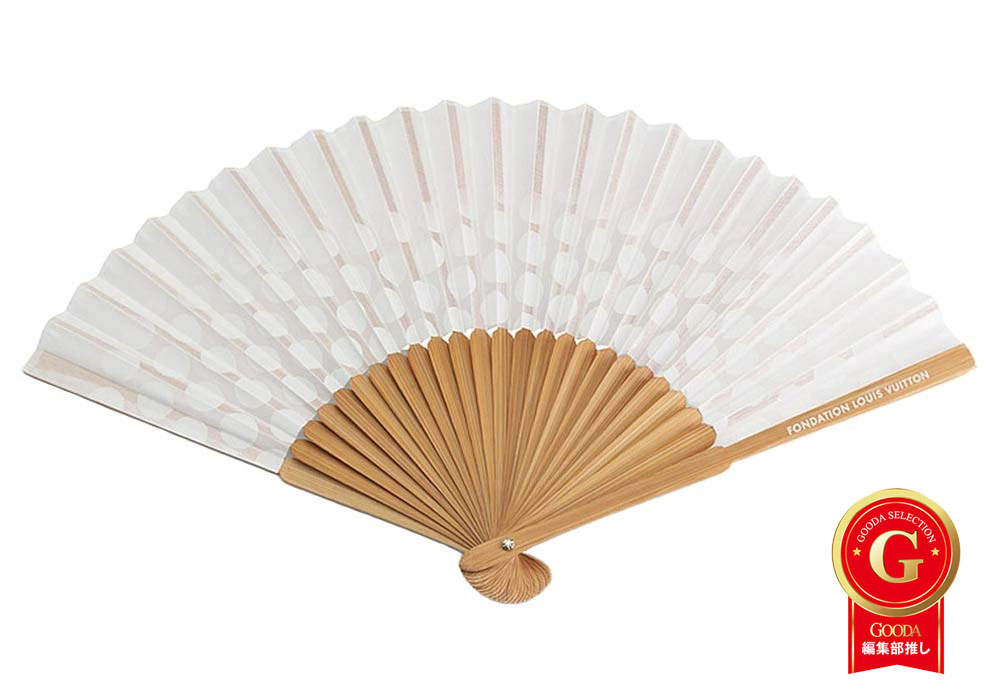 楽天市場】パリ限定！LOUIS VUITTON ルイヴィトン美術館 水玉 扇子