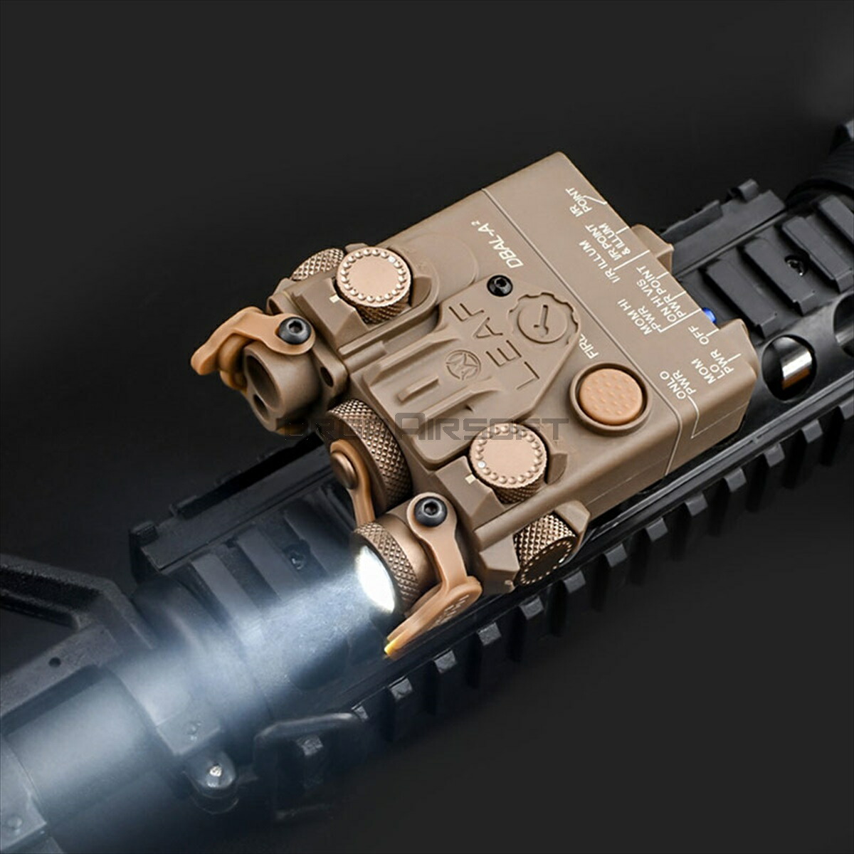 楽天市場】WADSN PEQ-15A DBAL-A2 タイプ LED フラッシュライト DE