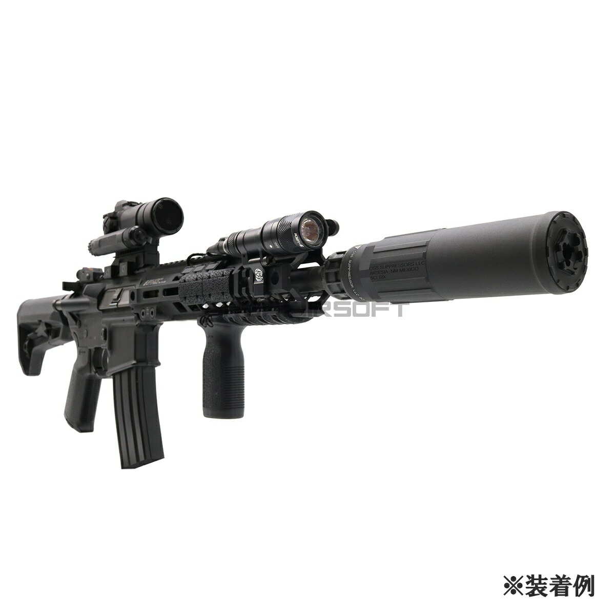 楽天市場】Airsoft Artisan CGS SCI-SIX タイプ サイレンサー / SCI