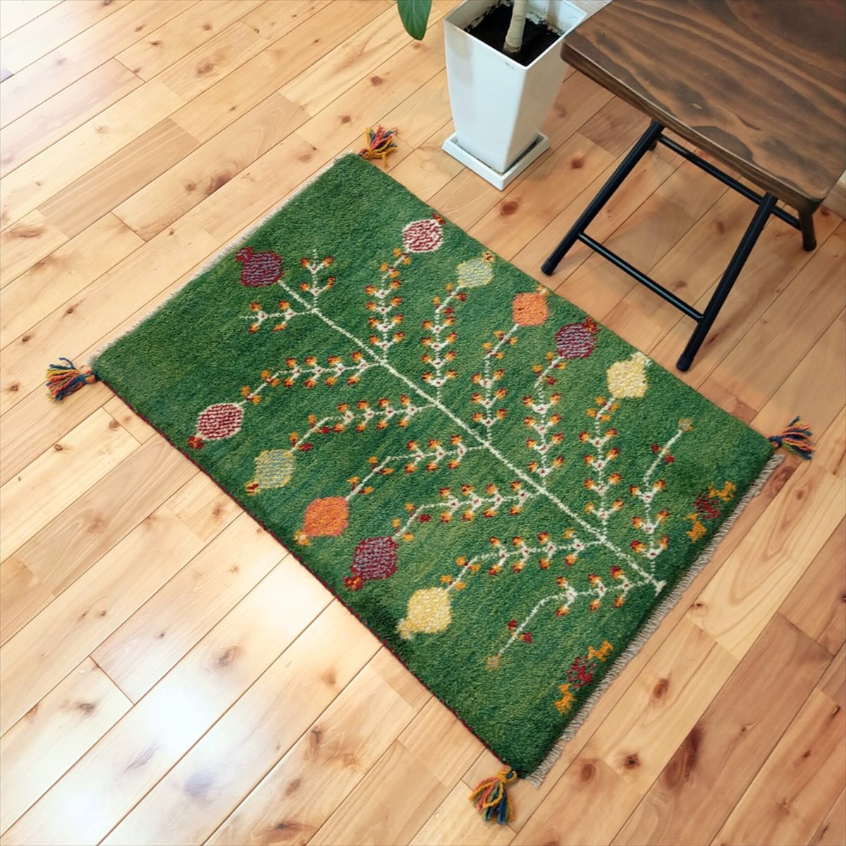 ギャッベ クッション ペルシャ絨毯 イラン 手織り(6) 【公式通販】