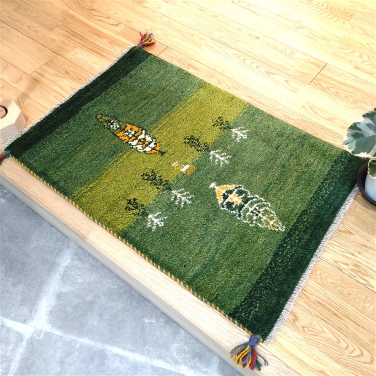 楽天市場】ペルシャ ギャッベ 本場 イラン産 セール ギャベ 玄関マット