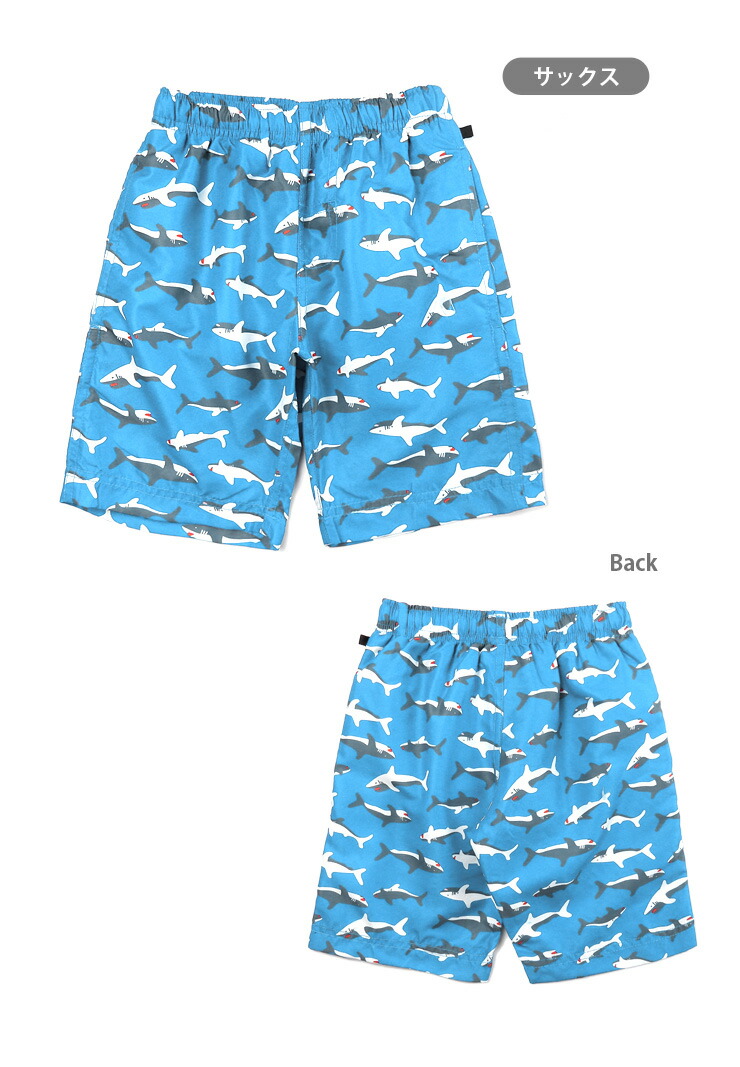 楽天市場】キッズ サメ柄 サーフパンツ 水着 100 110 120 130 K-23612