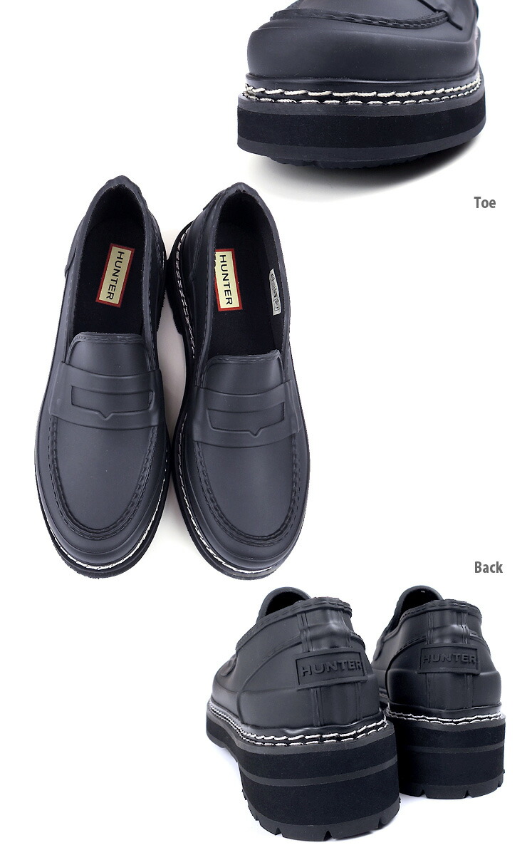 楽天市場】HUNTER REF STITCH PENNY LOAFER レインローファーシューズ