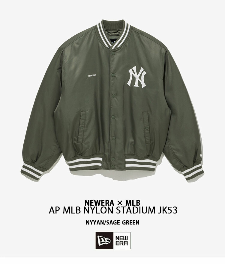 楽天市場】NEWERA ニューエラ スタジャン ブルゾン ナイロン AP MLB