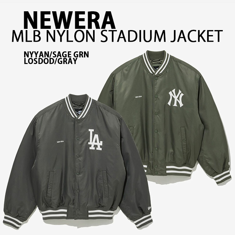楽天市場】NEWERA ニューエラ スタジャン ブルゾン ナイロン AP MLB