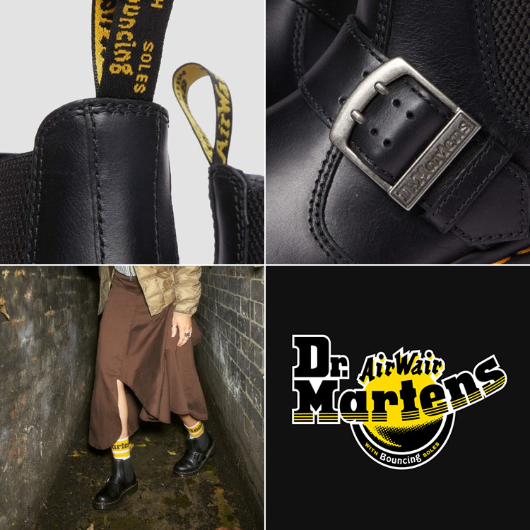 楽天市場】Dr.Martens ドクターマーチン サイドゴア レザーシューズ