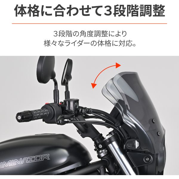 楽天市場】デイトナ(Daytona) バイク用 スクリーン エリミネーター(24