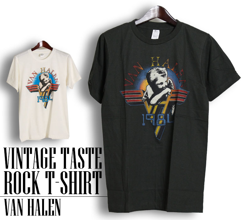 楽天市場】ヴィンテージ風 Van Halen Tシャツ ヴァンヘイレン ロックT