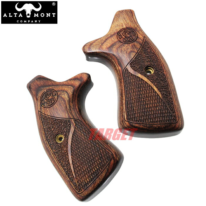 楽天市場】アルタモント S&W Jフレーム用 木製グリップ オーバーサイズ