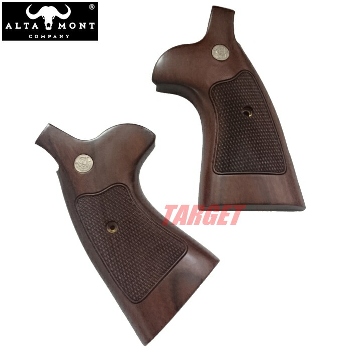 アルタモント　S&W アニバーサリーグリップ　Nフレーム　木製グリップ アルタモント S&W Nフレーム スクエアバット用 木製グリップ