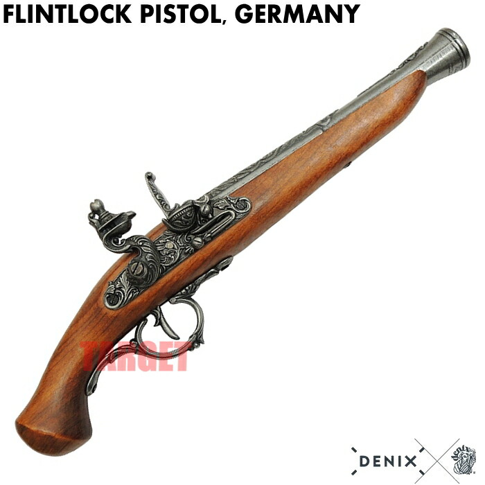 楽天市場】☆DENIX フリントロックピストル ドイツ グレー 1260/G
