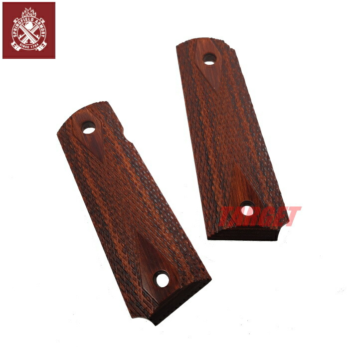 楽天市場】SPRINGFIELD ARMORY製 M1911A1 ガバメント用 木製グリップ