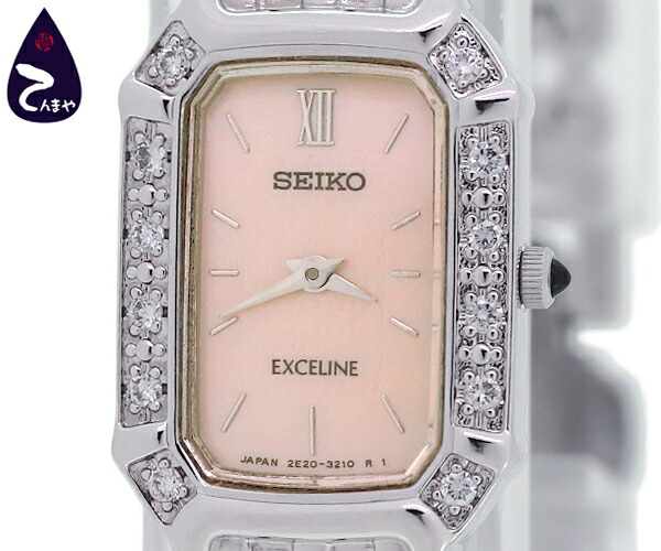 楽天市場】セイコーエクセリーヌ レディースウォッチ 2E20-7460ダイヤ