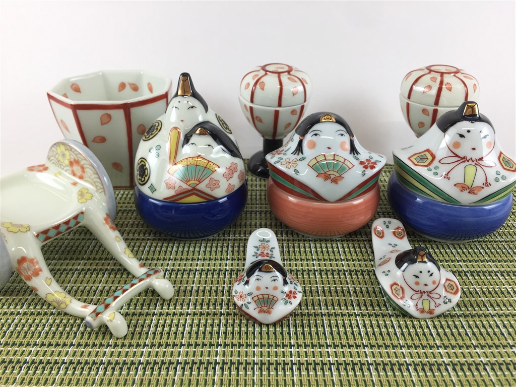 楽天市場】有田焼 幸楽窯 ぼんぼり豆蓋物【雪洞 雛道具 ミニサイズ 4.5