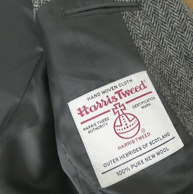 楽天市場】ハリスツイード ジャケット メンズ 秋冬 2つボタン