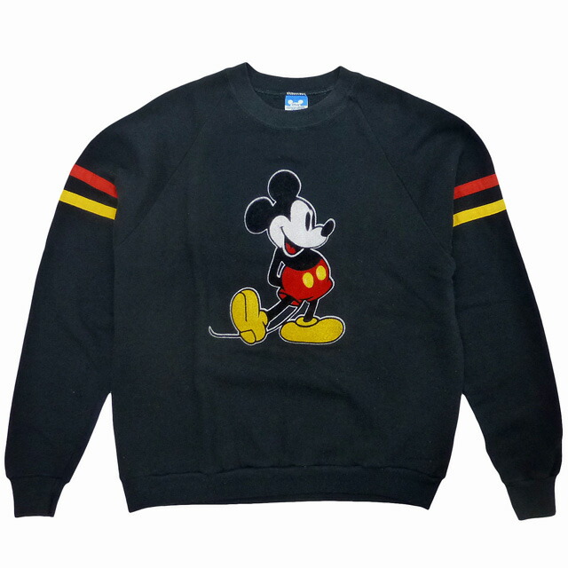 楽天市場】80's Used Disney Mickey Mouse Crew Sweatshirt 80年代