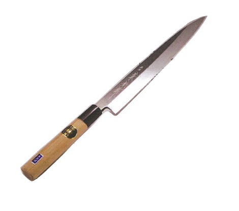 楽天市場】泉源兼光作 本霞白二鋼 極上 正夫（刺身包丁） 330mm