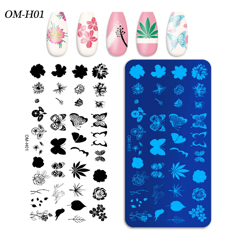 楽天市場】ラローナ[LALONA]ネイルスタンププレート(12種から)ジェル