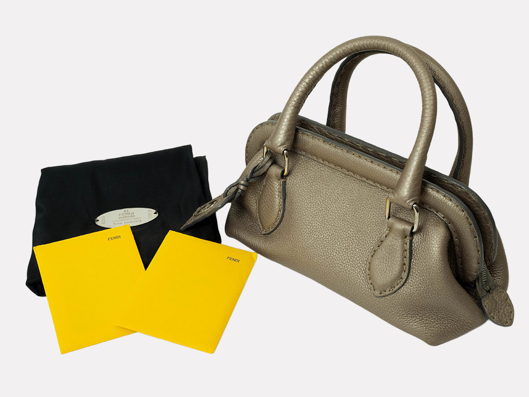 楽天市場】フェンディ FENDI セレリア ミニ ハンドバッグ ステッチ