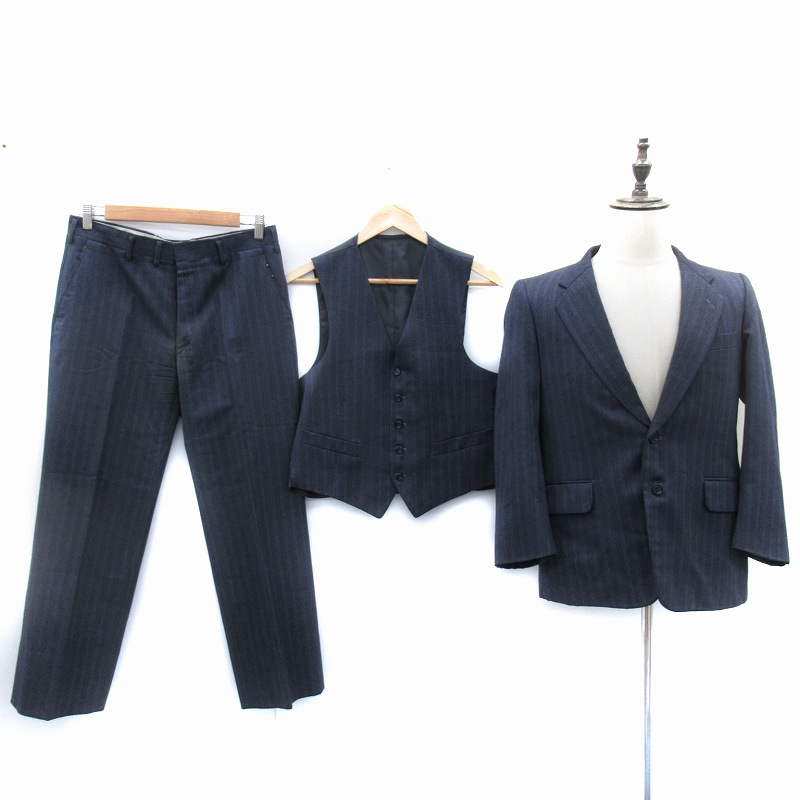 美品】wjk セットアップ スーツ ジャケット パンツ L 黒 ブラック 美品