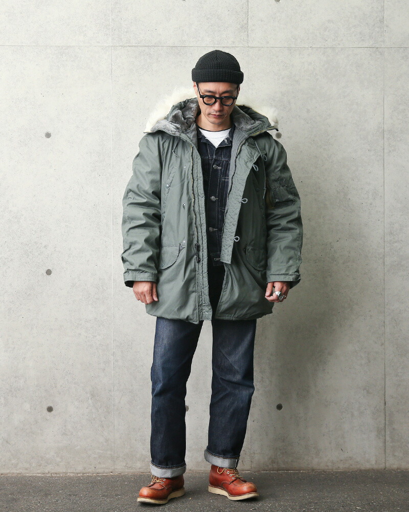 楽天市場】☆希少 実物 新品 デッドストック 米軍 N-3B フライト