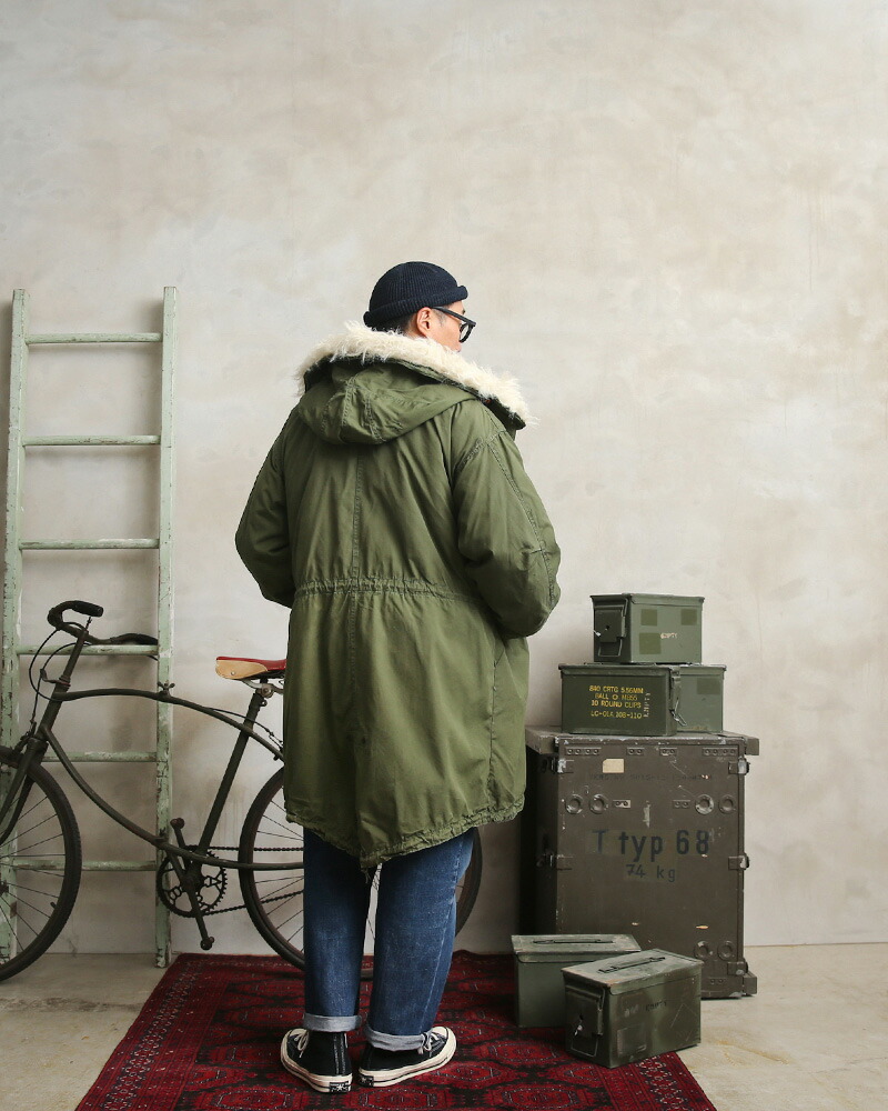 楽天市場】☆希少 実物 USED 米軍 M-65 フィッシュテールパーカー フル