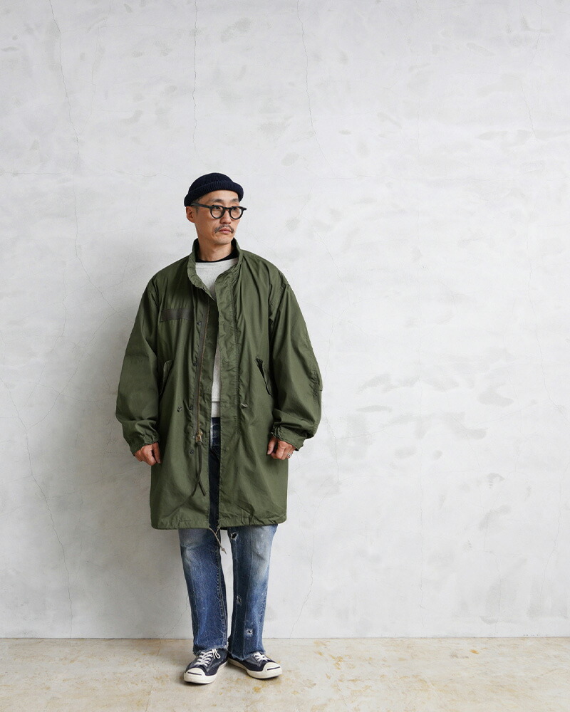 楽天市場】☆希少 実物 新品 デッドストック 米軍 M-65 フィッシュ