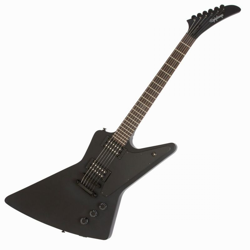 楽天市場】Epiphone Goth 1958 Explorer Plain Black エピフォン