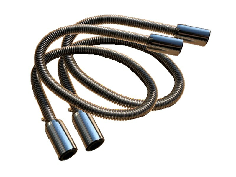 楽天市場】ステンレス ヒーターホース キット 44インチ クローム汎用