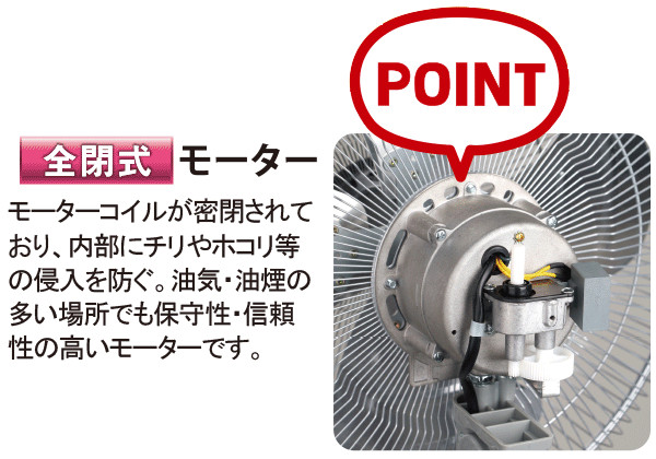 楽天市場】ナカトミ NAKATOMI 45cm 全閉式スタンド扇 OPF-45SZ