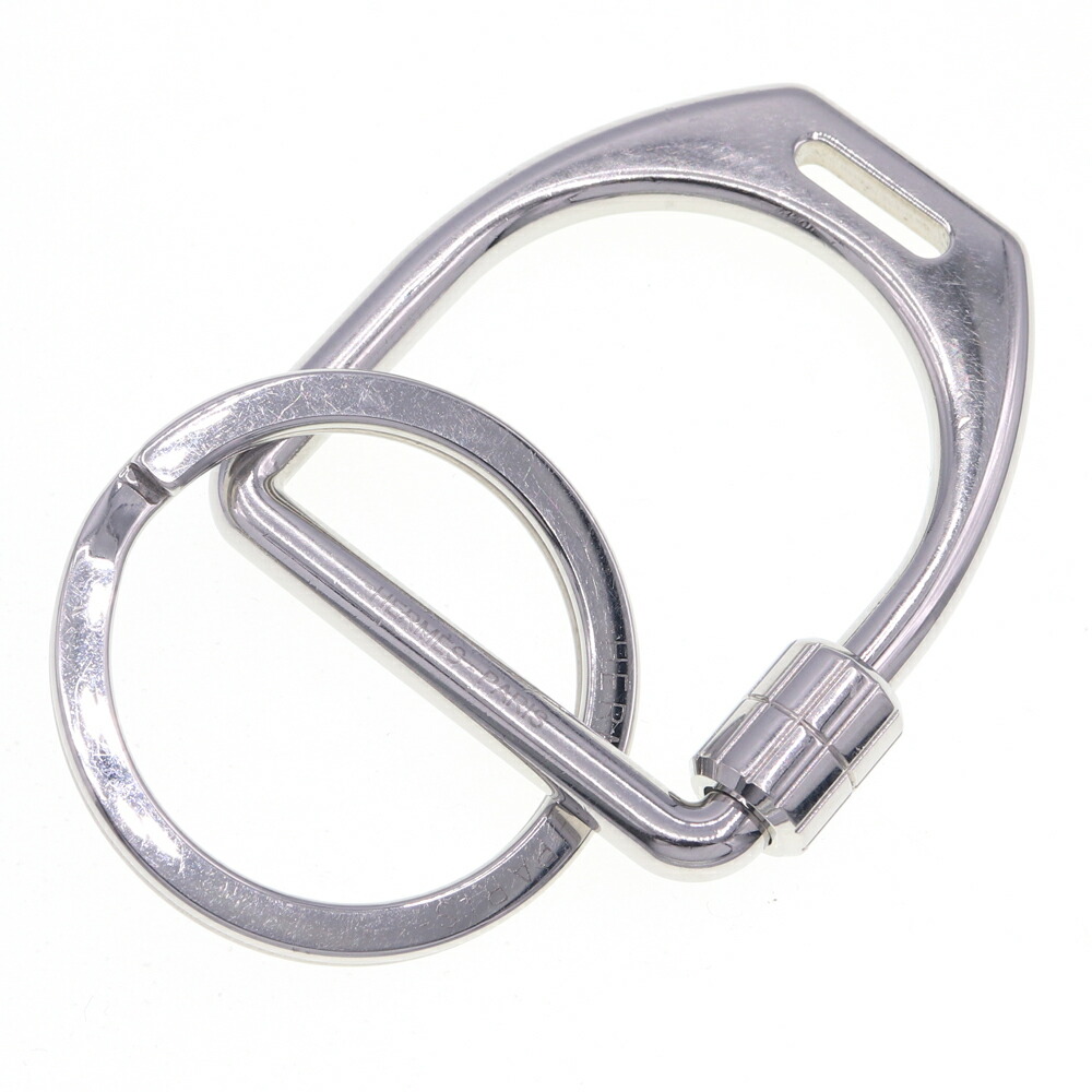 楽天市場】エルメス キーリング エトリエ シルバー メタル 中古