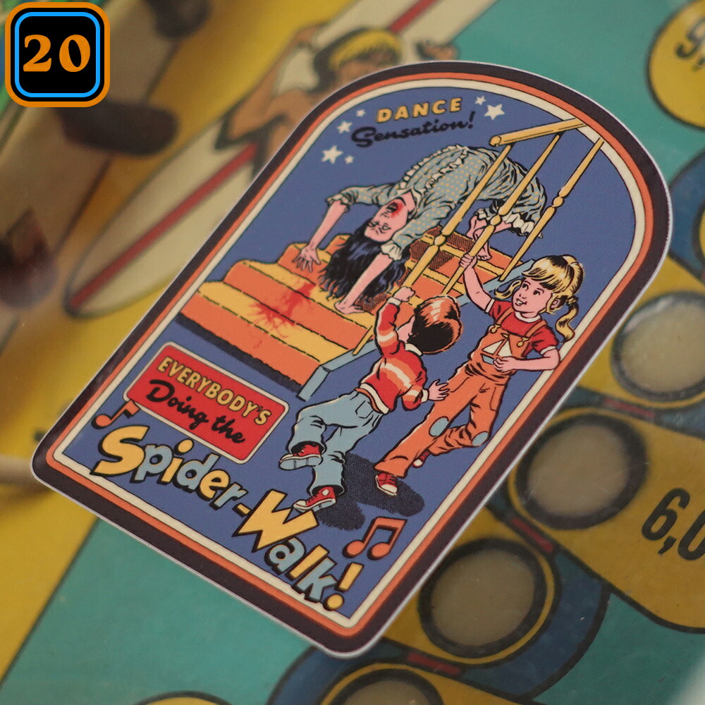 楽天市場】【メール便可】ステッカー Steven Rhodes-20 [Spider Walk