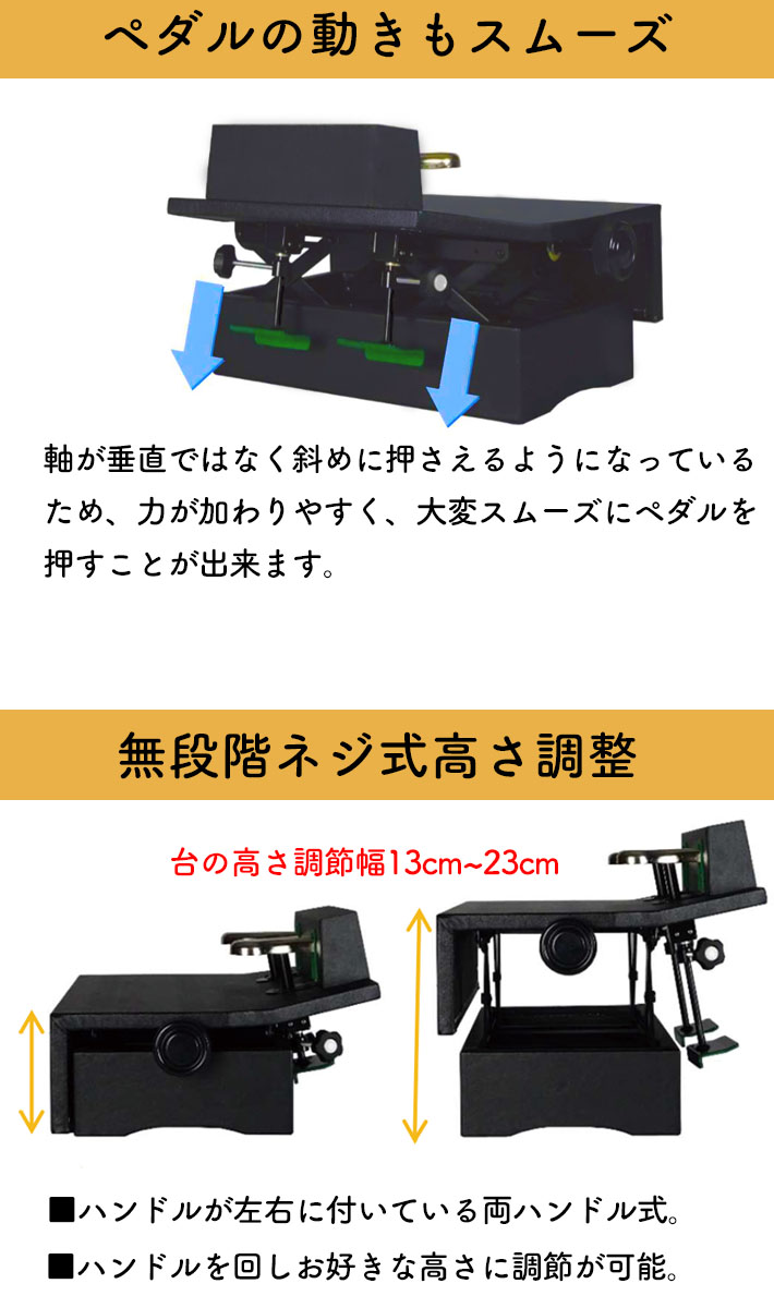 楽天市場】（吉澤）ピアノ補助ペダル AX-100α（アルファ）【ブラック