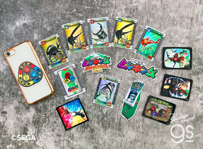 楽天市場】ムシキング ダイカットステッカー ムシキング筐体 SEGA セガ