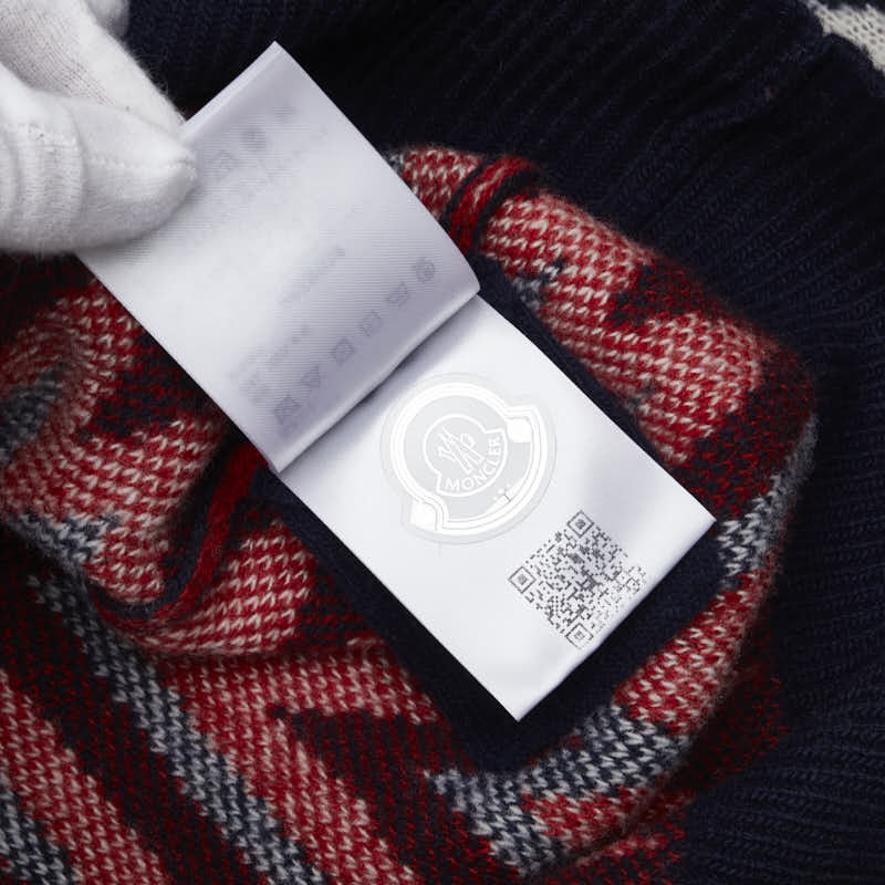 楽天市場】モンクレール トリコロール ニット サイズ:M ネイビー