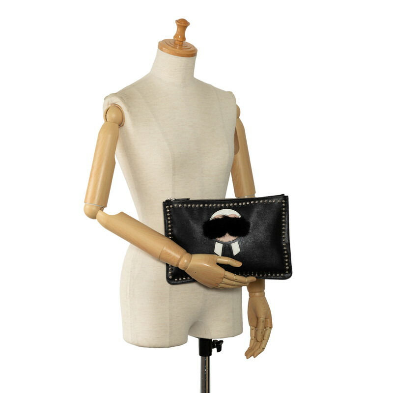 楽天市場】フェンディ カールラガーフェルド クラッチバッグ 7N0078