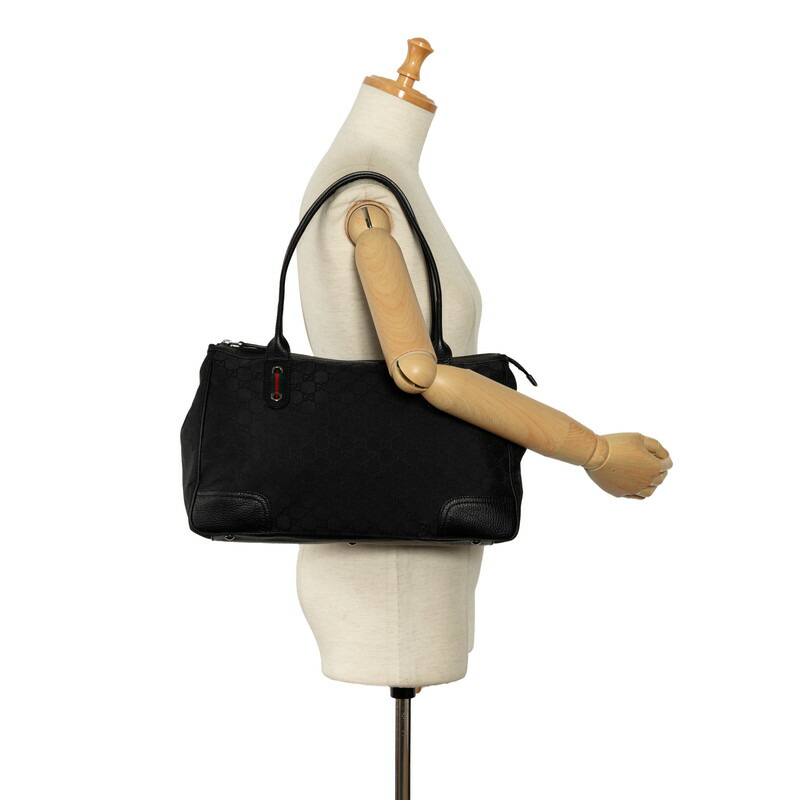 楽天市場】グッチ GGナイロン シェリーライン トートバッグ