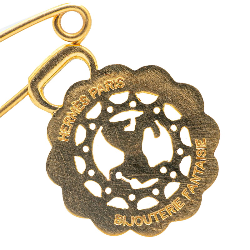 楽天市場】エルメス 馬 ホース モチーフ ピンブローチ ゴールド メッキ