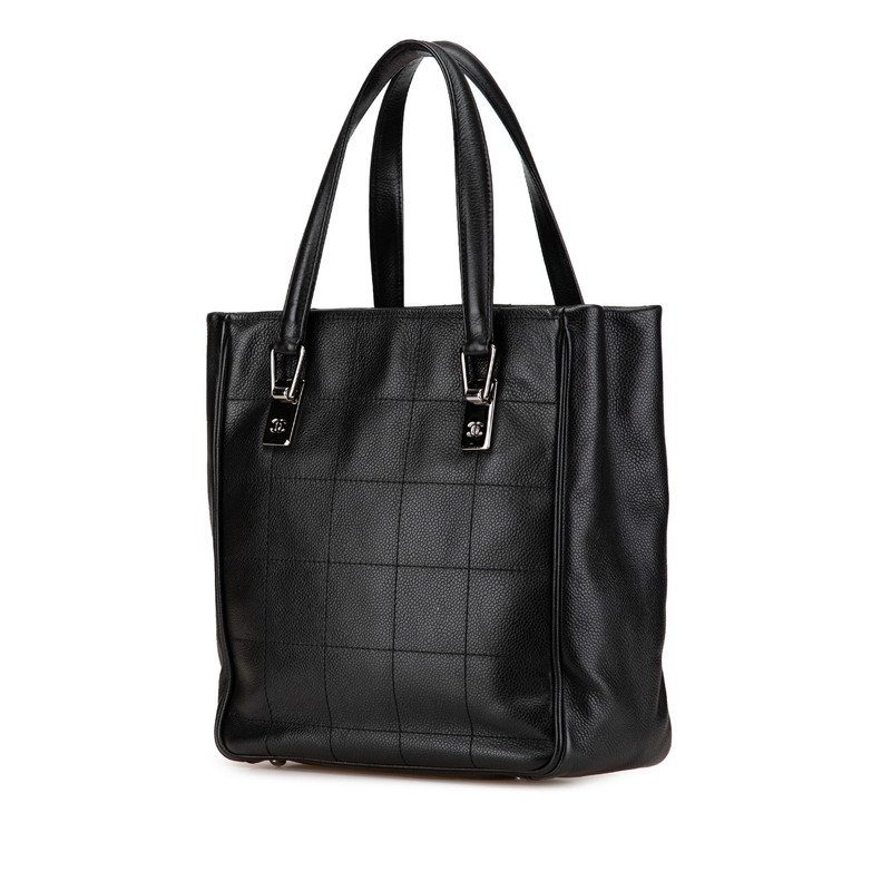 楽天市場】シャネル チョコバー ココマーク トートバッグ ブラック