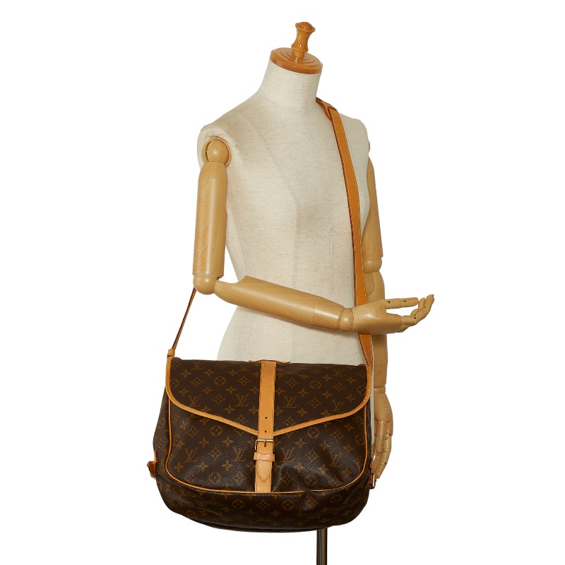 楽天市場】ルイ ヴィトン モノグラム ソミュール35 斜め掛け