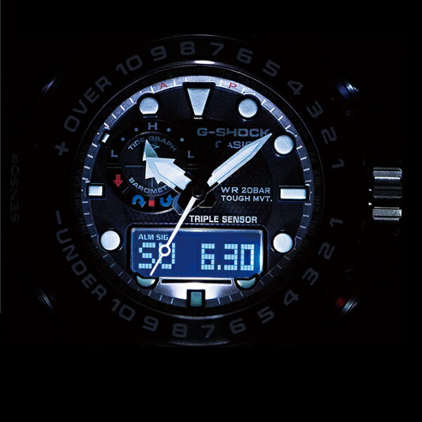 楽天市場】G-SHOCK ジーショック CASIO GWN-1000E-8 ガルフマスター