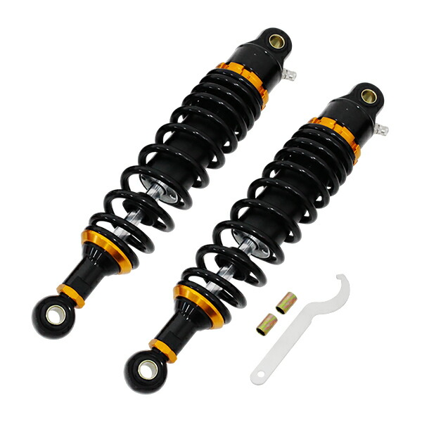 楽天市場】【送料無料】 サスペンション ゴリラ モンキーCB-1 320mm 黒