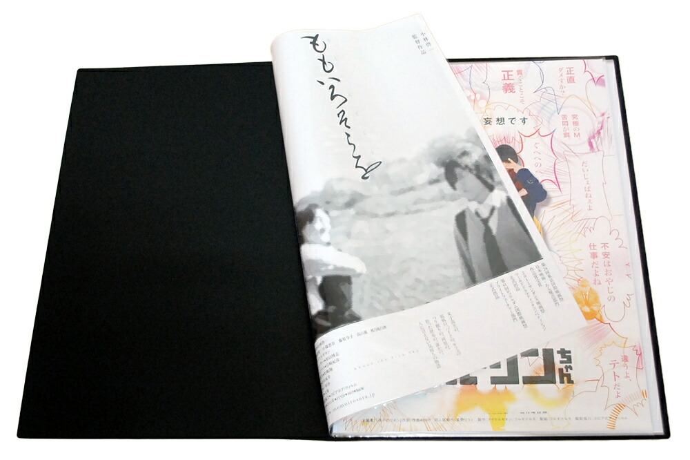 楽天市場】B2 ポスターファイル 収納40枚（中紙・収納ケース付）｜透明